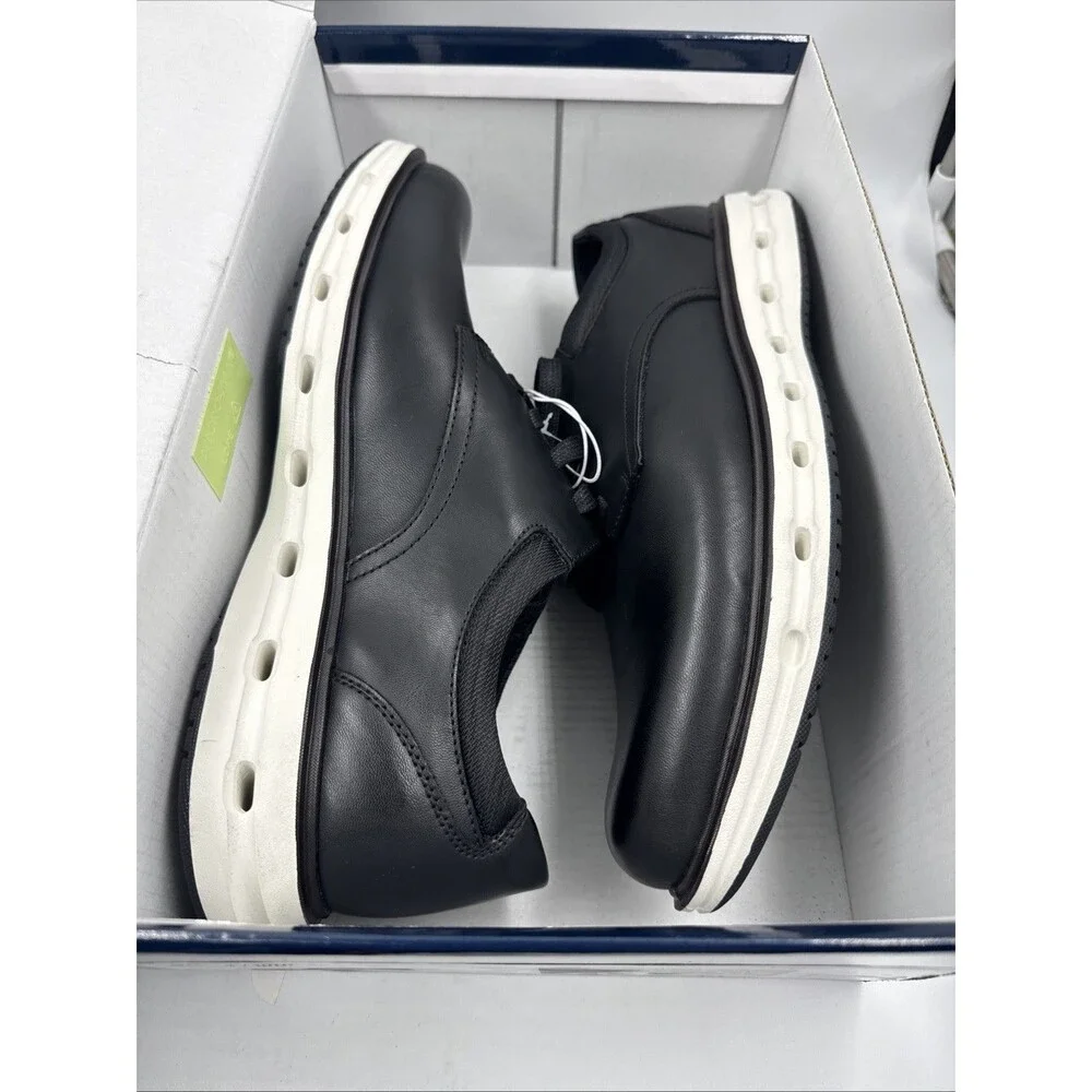 Lands’ Ends Men’s Black Dress Casual Lace Up Oxford Formal Comfortable Shoes 11